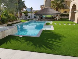 Garden design and pool installation Abu Dhabi