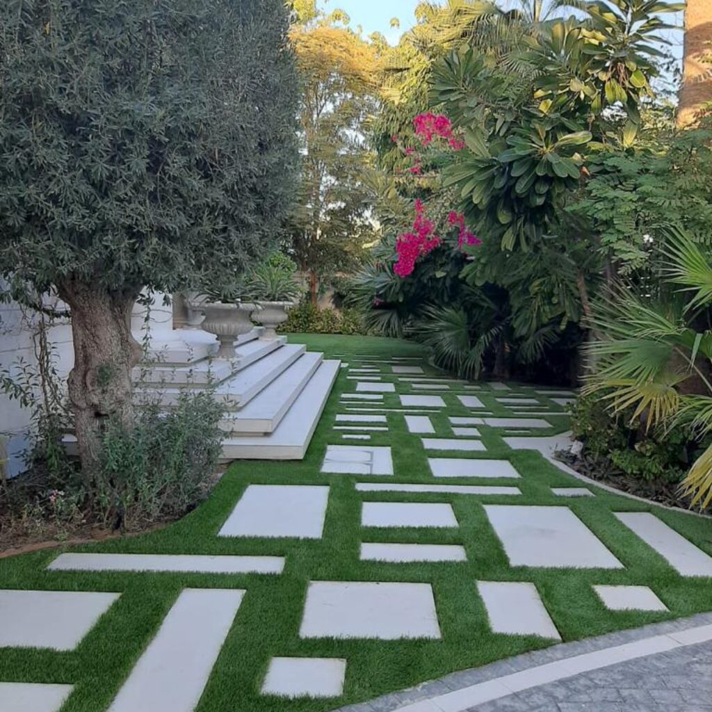 Creative paving design in Dubai