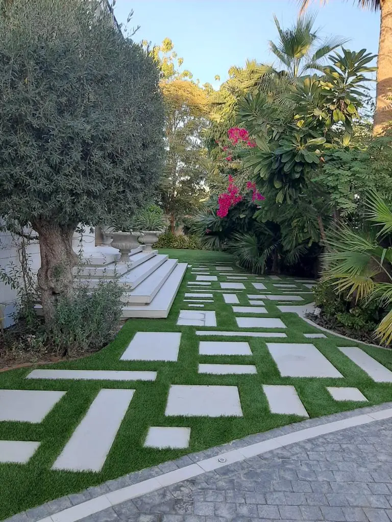 Creative paving design in Dubai