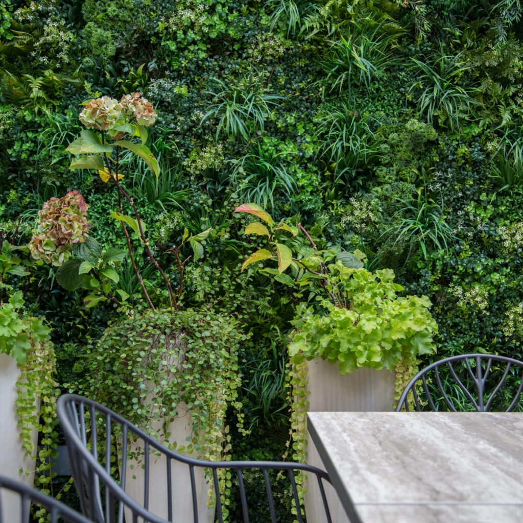 Plant covered wall in Dubai